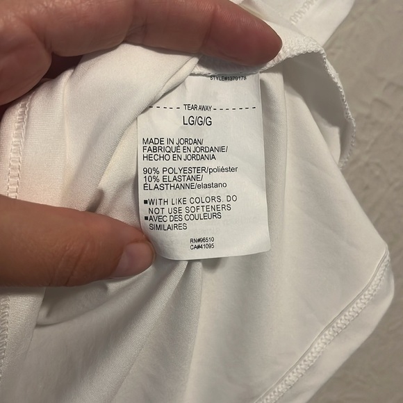 Under Armour Women's Loose White Crop Top Large - Picture 7 of 8